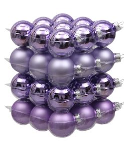PALLINA VETRO 40MM 36PZ amethyst