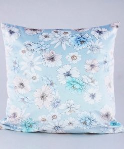 CUSCINO CON DECORAZIONE FIORI CM 45X45 VELLUTO
