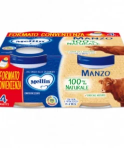 Mellin Omogeneizzato Manzo 4×80 G